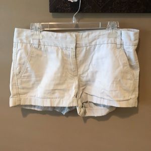 Khaki colored tailored shorts!